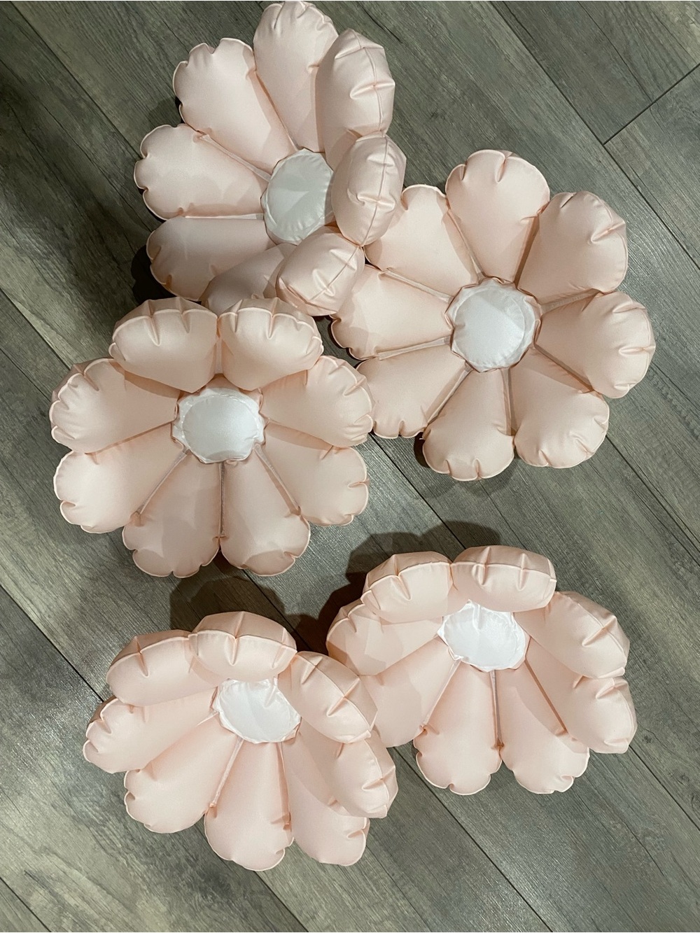 Minnidip Blush Pink Inflatable Flower Balloon Set